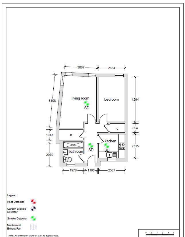 Newly Renovated City Apartment Glasgow Exterior foto